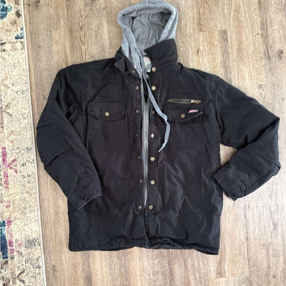 Dickies • Duck Canvas Hooded Insulated Chore Work Jacket - Picture 1 of 11